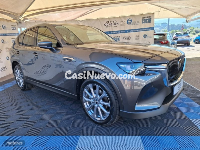 Mazda CX-60 e-Skyactiv D MHEV 147kw 8AT Exclusi-Line de 2025 con 10 Km por 46.900 EUR. en Pontevedra