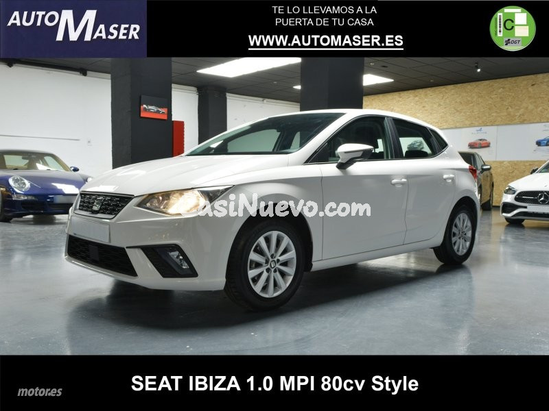 Seat Ibiza 1.0 MPI 59kW (80CV) Style Salta de 2021 con 77.000 Km por 12.800 EUR. en Madrid