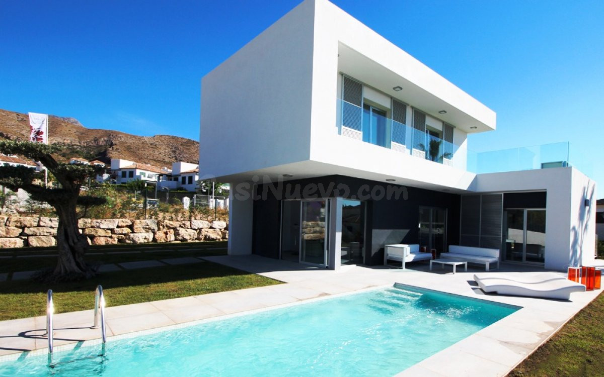 Villas nueva construcción con amplia parcela en Finestrat - Sierra cortina