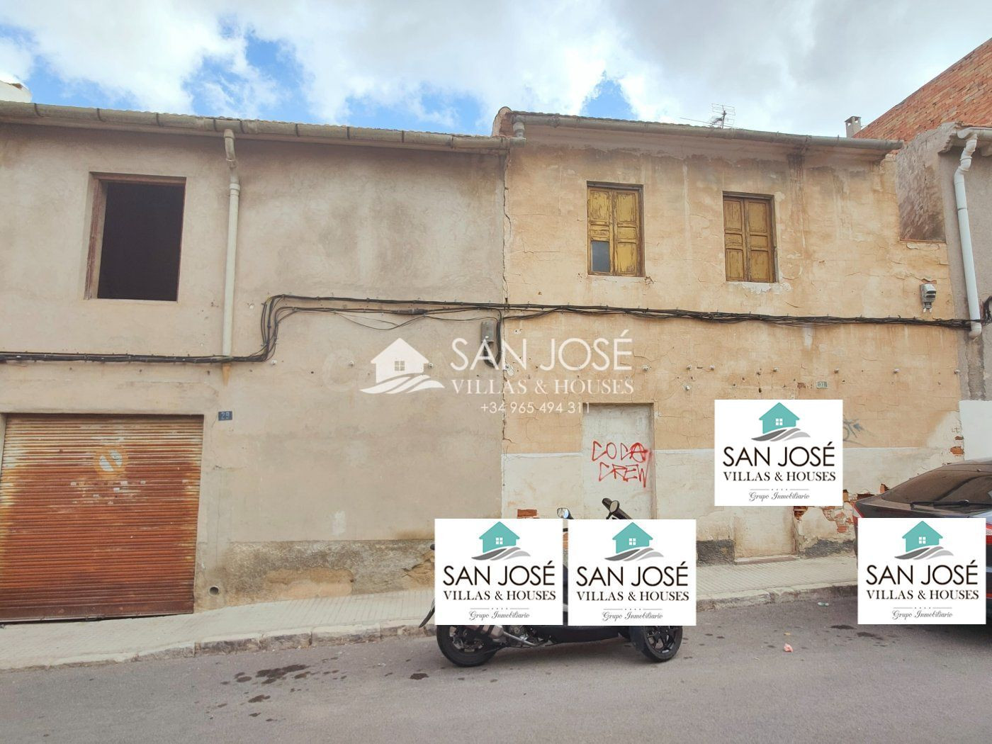 SE VENDEN DOS CASAS PARA DERRIBAR O REFORMAR TOTALMENTE EN ASPE