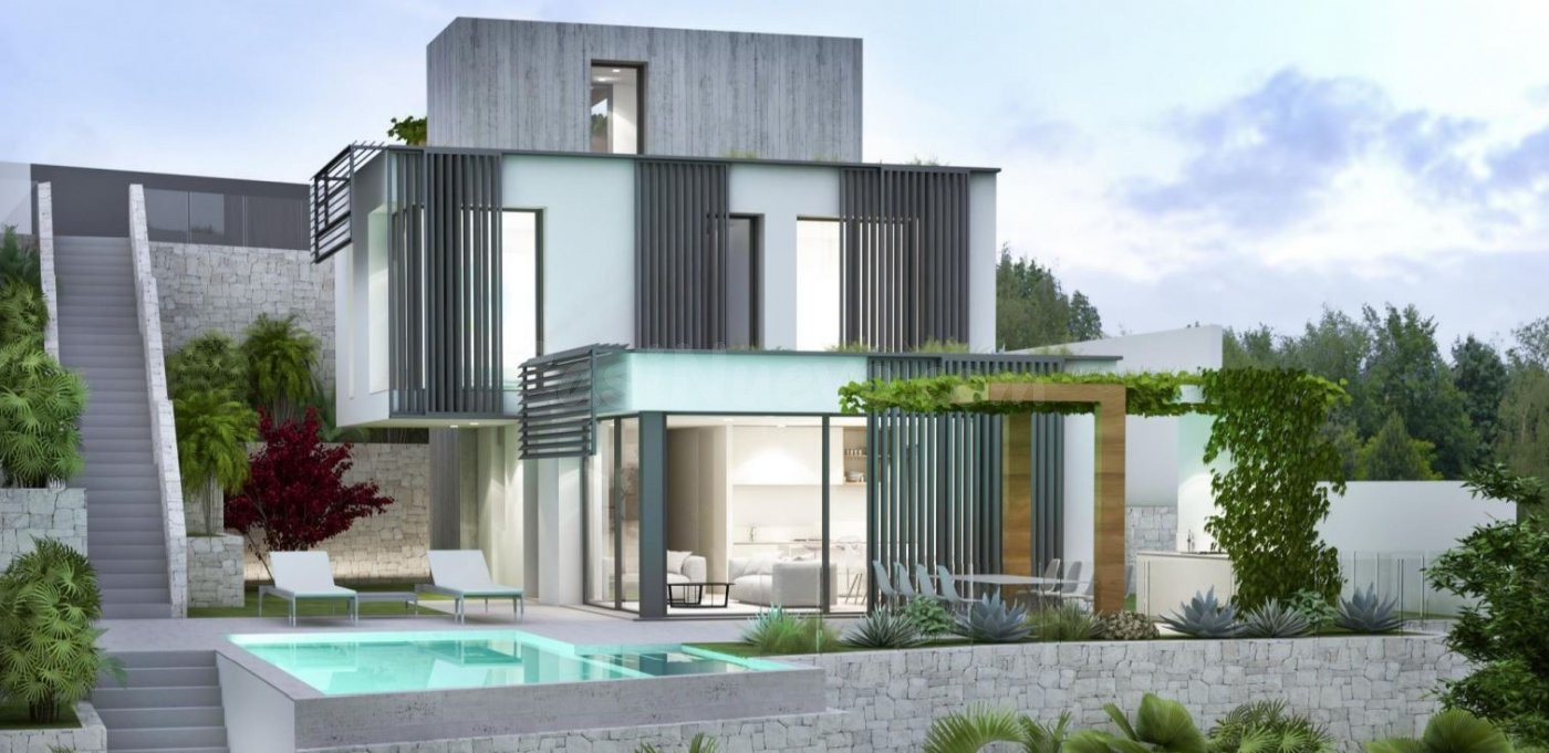 ?Proyecto de Construcción Villa Moderna Piscina Benissa Costa Blanca Alicante