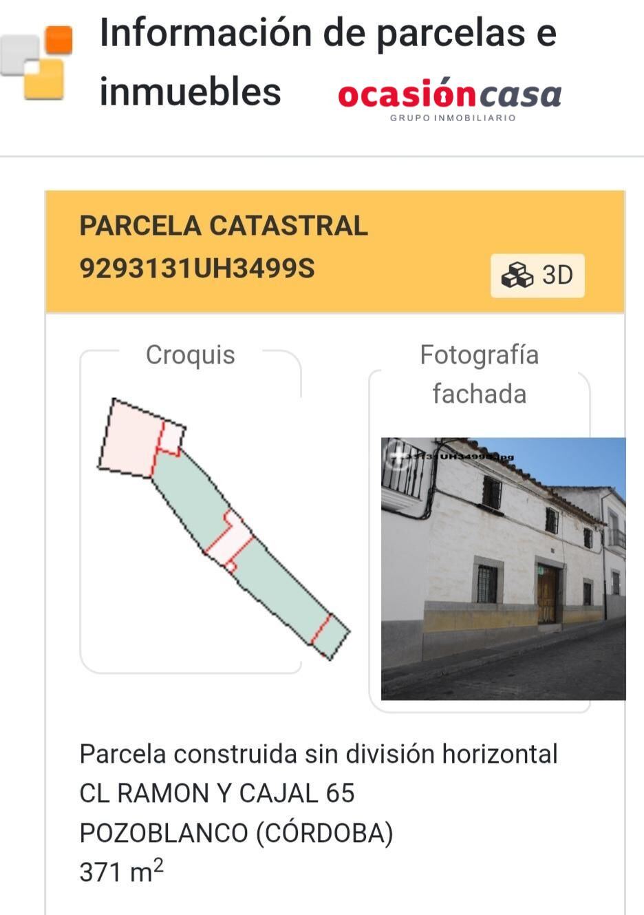 CASA PARA SOLAR O REFORMAR