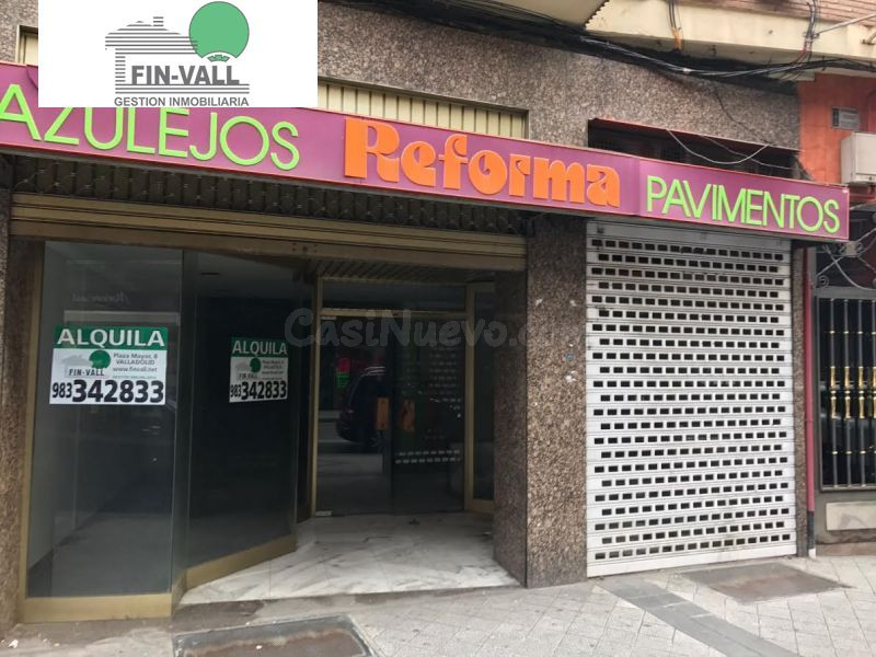 Estupendo local comercial de 490 m2 en el centro de Valladolid.