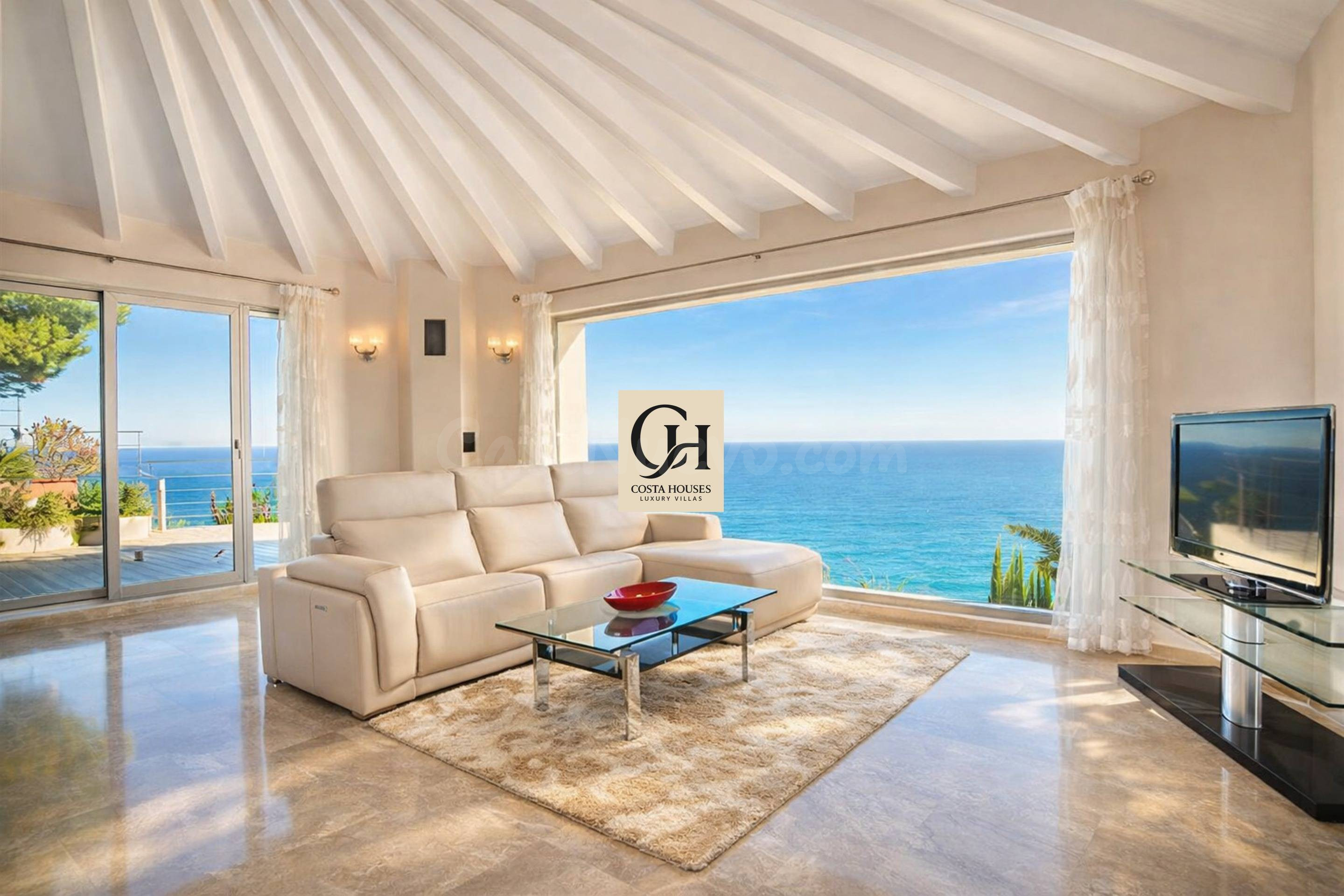 Lujosa Villa Nueva Construccion en PRIMERA LINEA de MAR con INCREIBLES VISTAS, Balcon al Mar · JAVEA