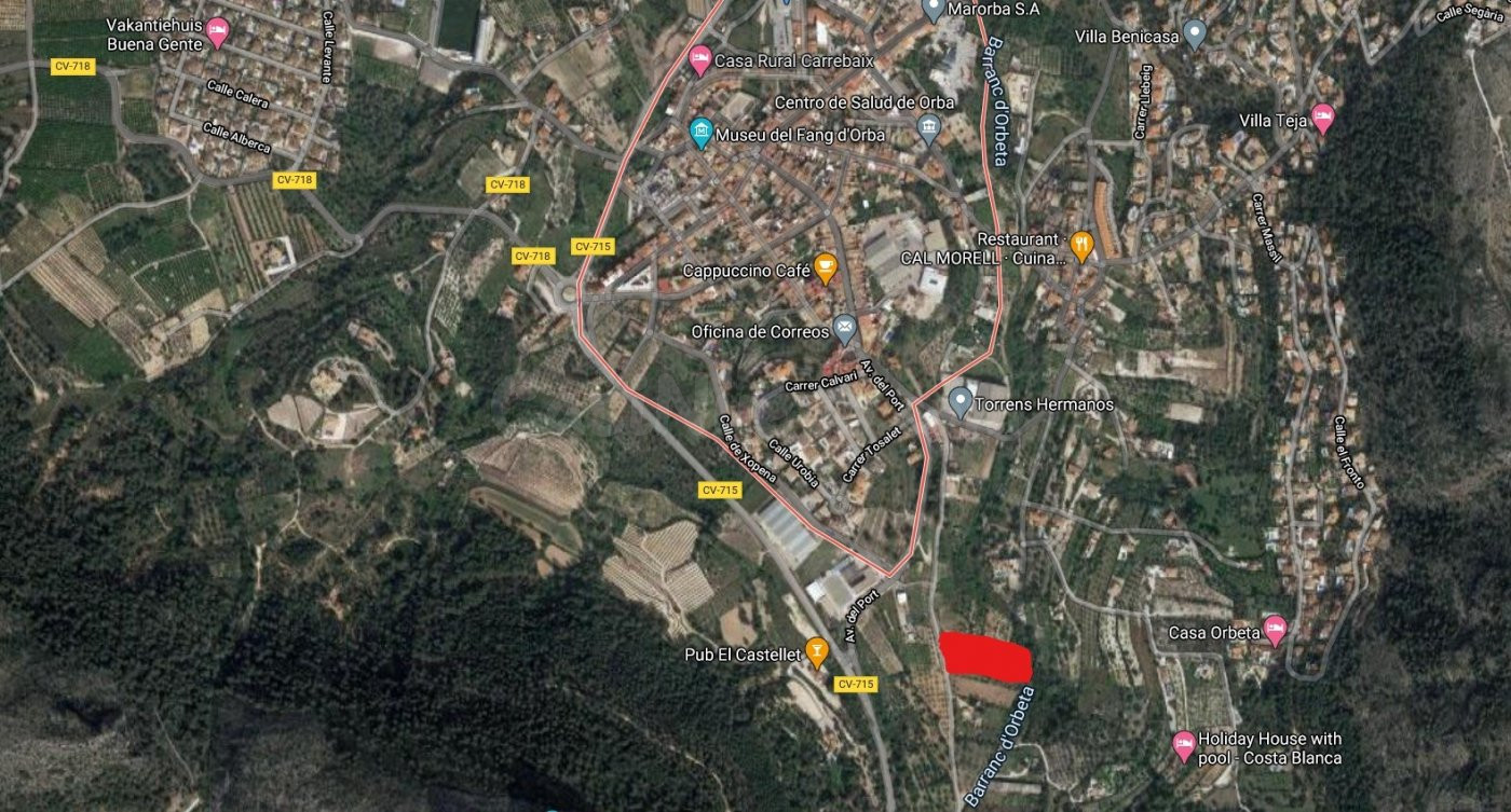 PARCELA RUSTICA EN ORBA MUY CERCA DEL PUEBLO - foto 3