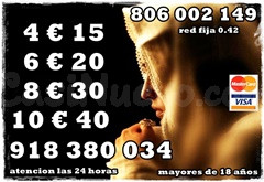 VIDENTE TAROTISTA OFERTAS VISA 10 € 40 minutos  918380034