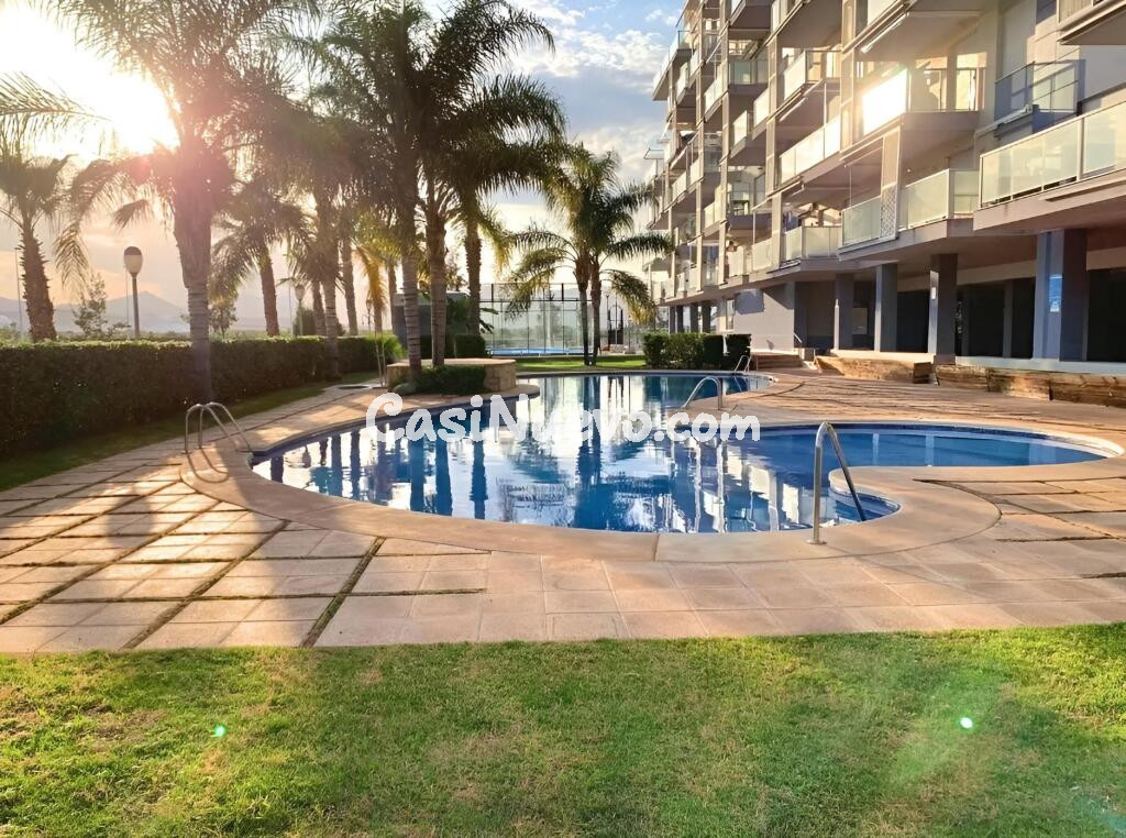 Apartamento exterior con dos dormitorios junto al mar en Moncofa