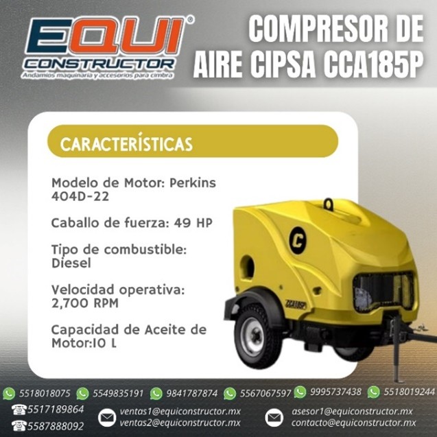 Compresor de aire CIPSA CCA185P