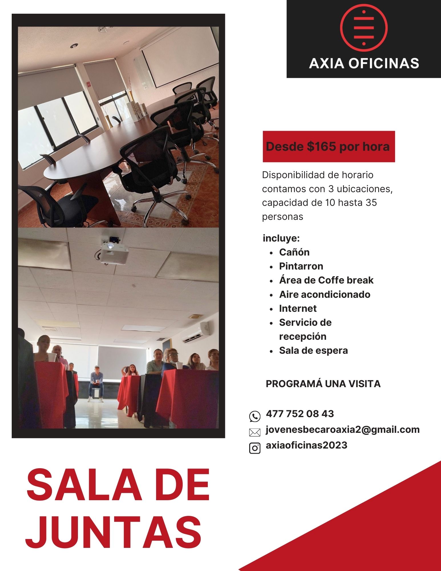 Sala de juntas inspiradoraaa.