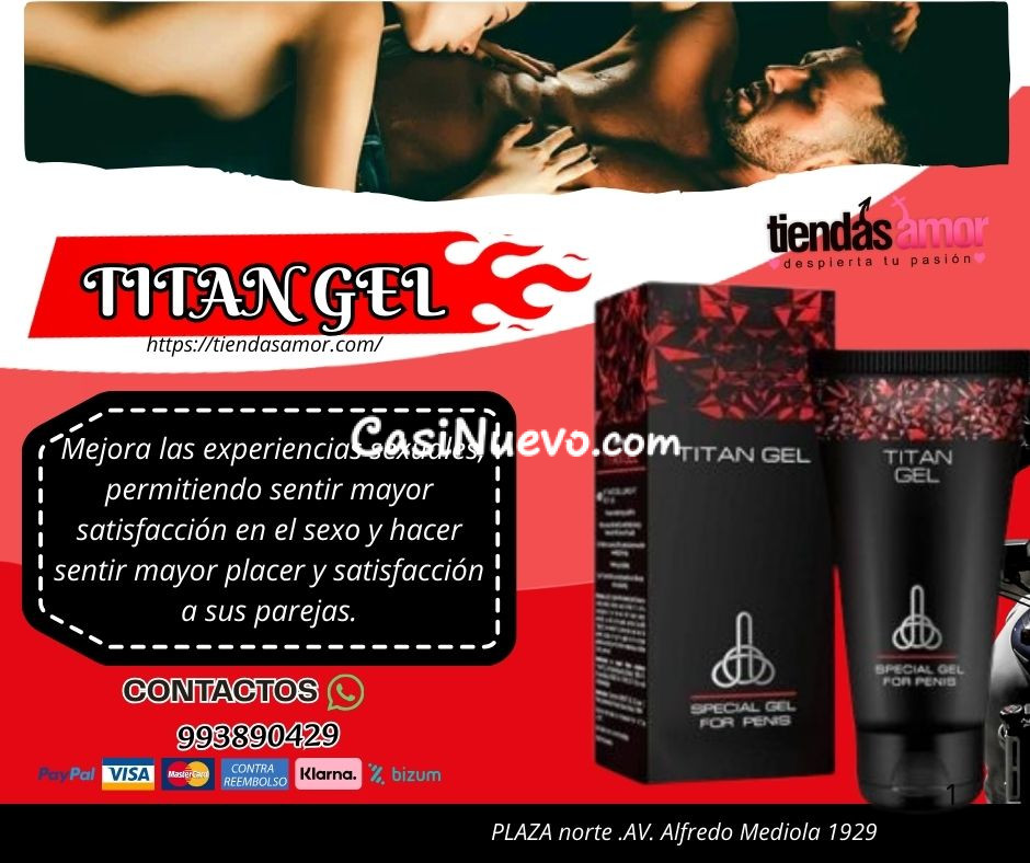 Titan gel  mejora del miembro masculino