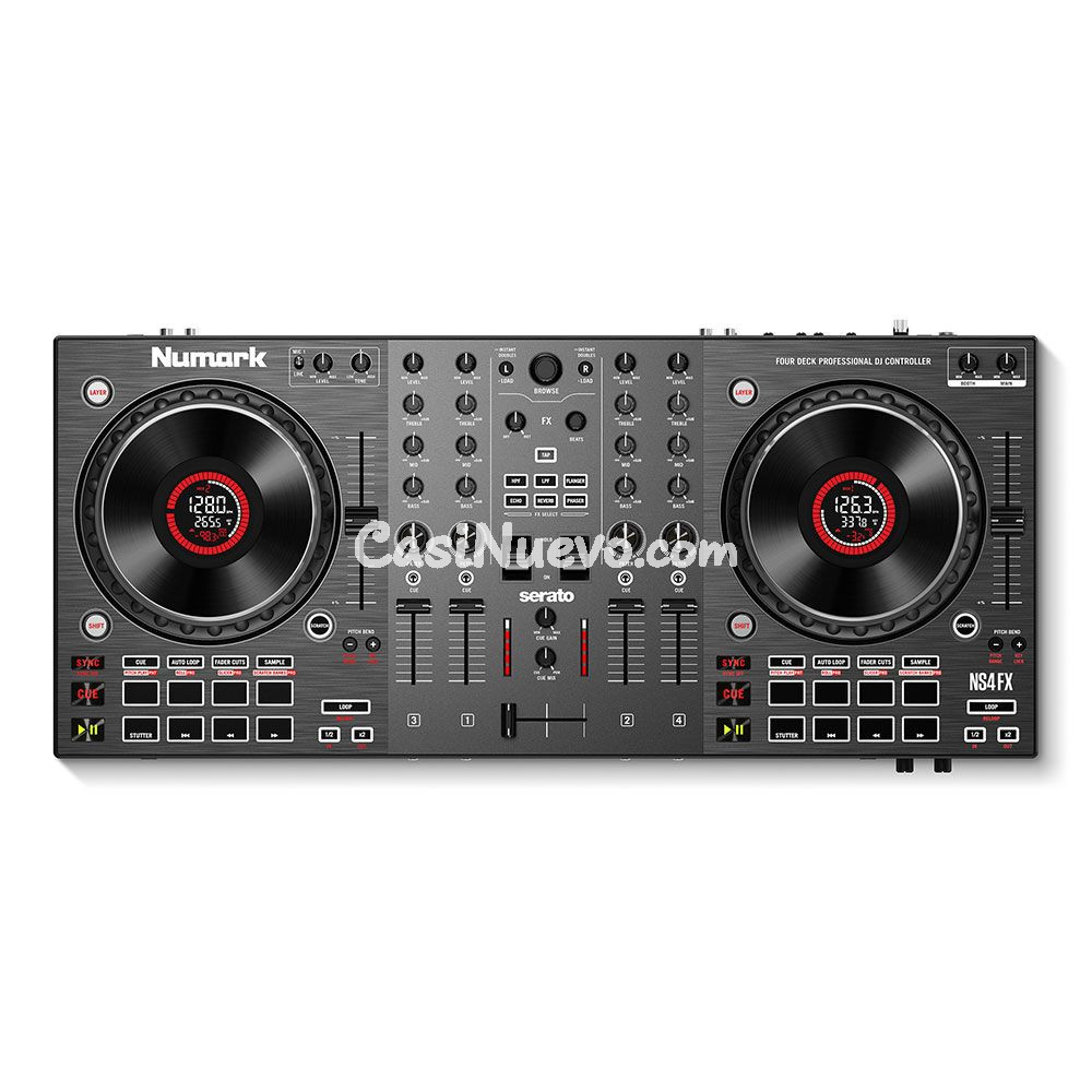 Controlador DJ Numark NS4FX
