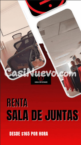 En Axia Oficinas contrata tu sala de juntas