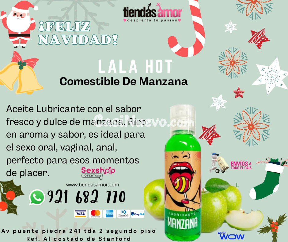 Lubricante Comestible de Manzana