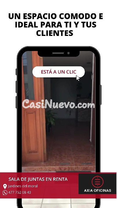 Aquí en Axia Oficinas te hemos encontrado un increíble espacio para tú evento