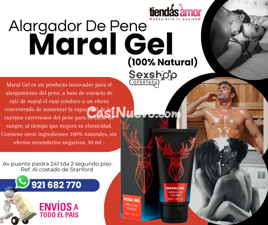  MARAL Gel / juguetes lubricantes retardantes potencia sexual tiendas amor -lima en Puente Piedra