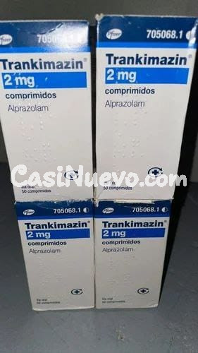 Trankimazin 2 mg - Alprasolam (4 cajas)