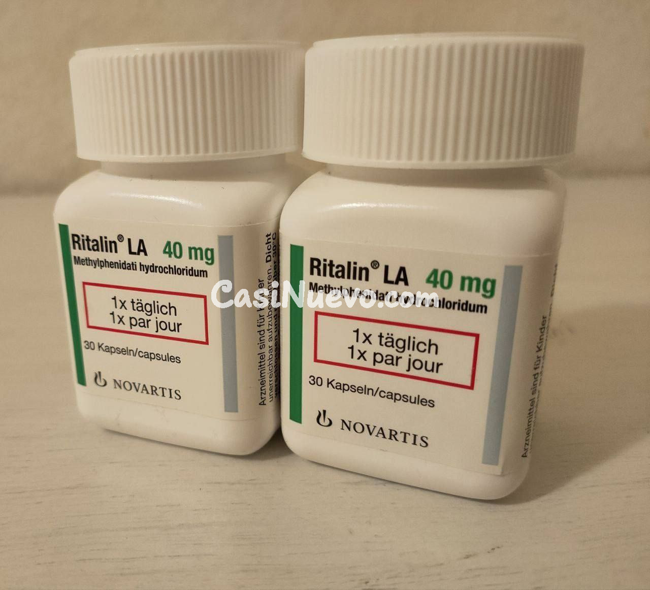 Ritalin LA 40 mg - 60 cápsulas