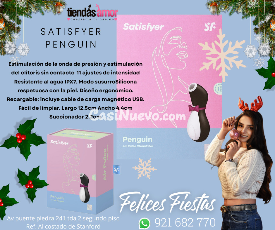 SATISFYER PENGUIN / juguetes lubricantes retardantes potencia sexual tiendas amor en Puente Piedra consultas y pedidos: Whatsapp c: 921 682 770- Puente Piedra