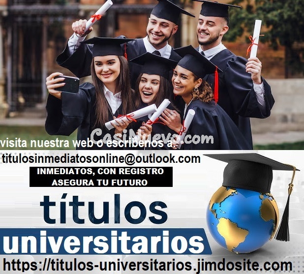 Títulos universitarios con registros