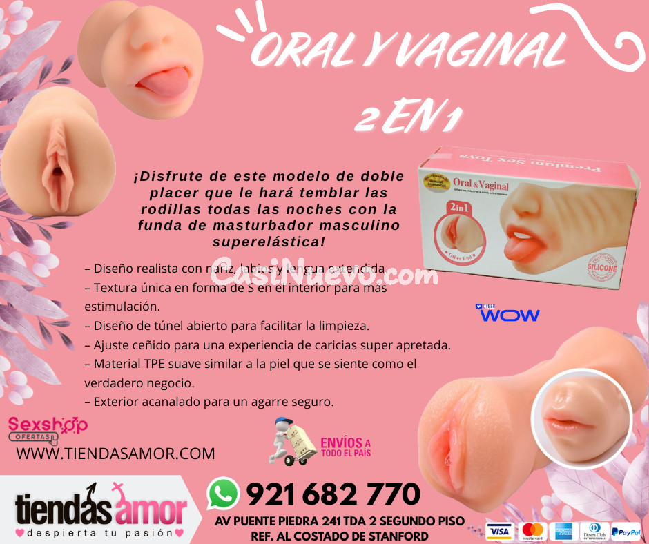 BOCA &amp; VAGINA 2 EN 1 /juguetes lubricantes retardantes potencia sexual tiendas amor en Puente Piedra consultas y pedidos: Whatsapp c: 921 682 770- Puente Piedras