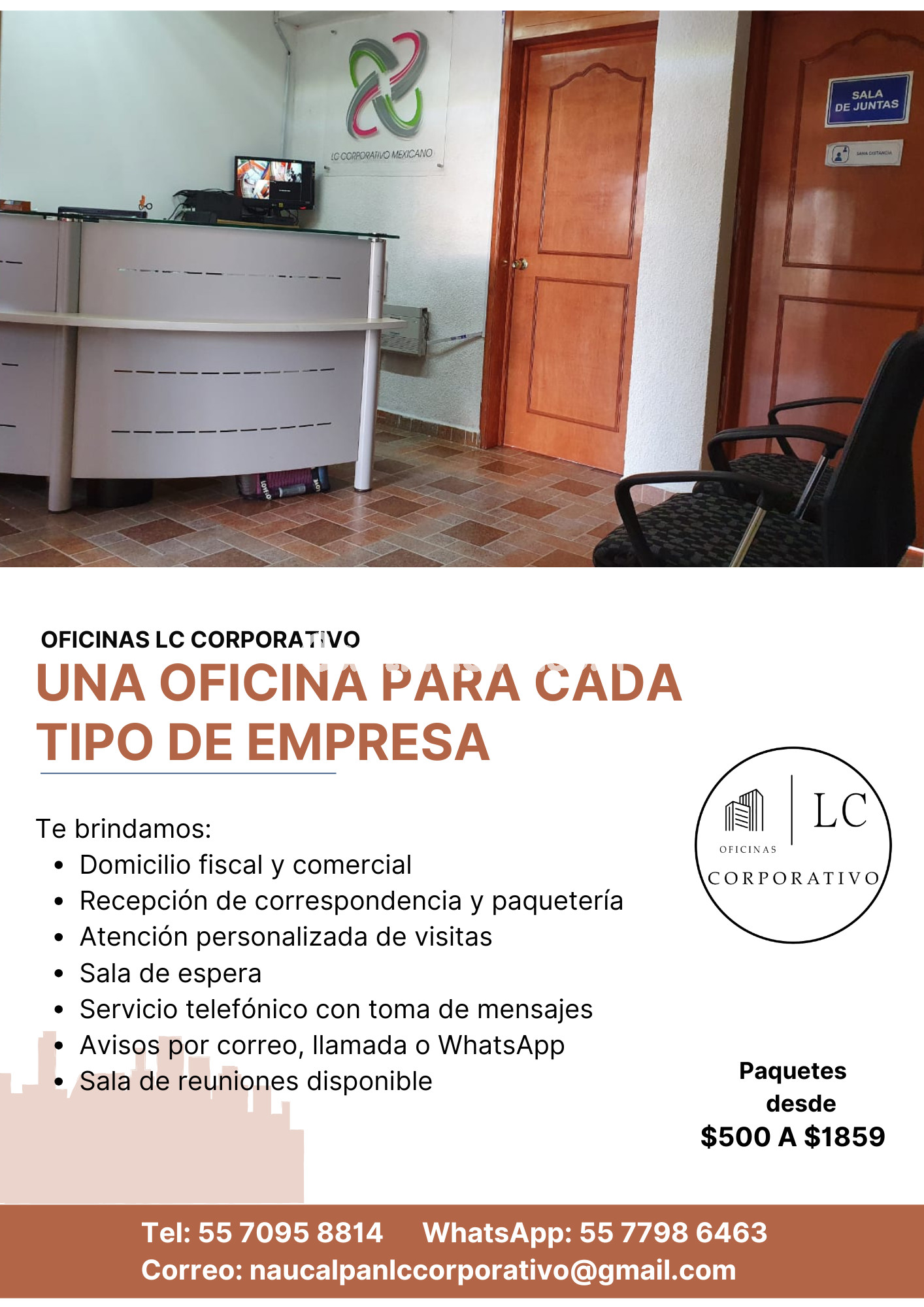 Oficina Corporativa en Naucalpan