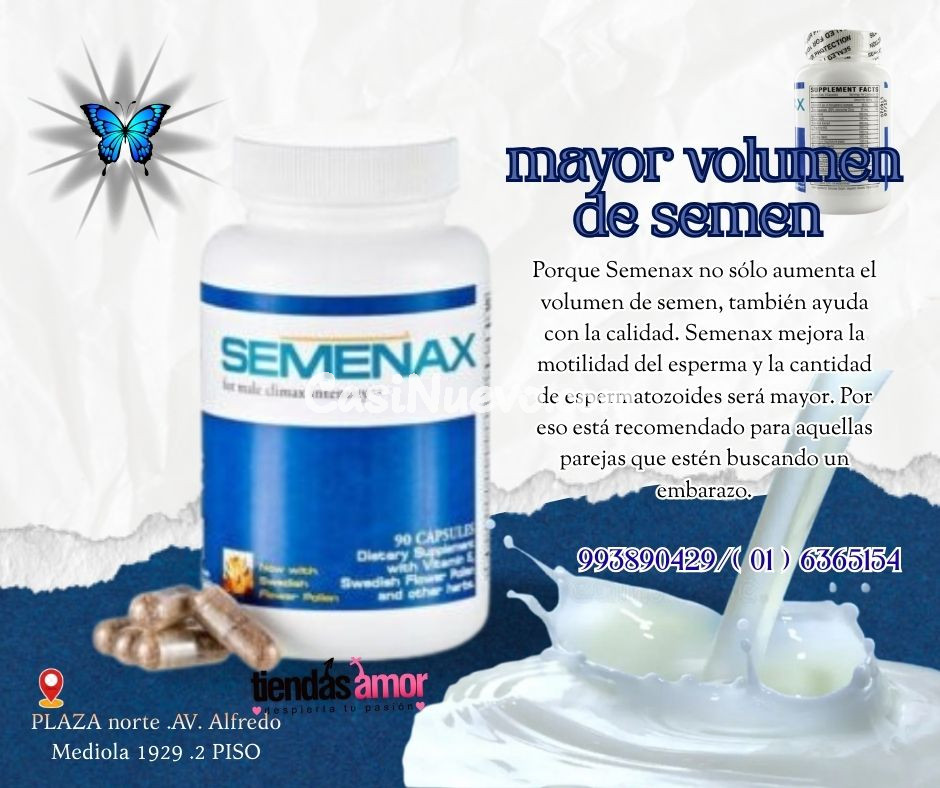 eleva el volumen del semen