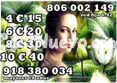 Soy videncia pura visa 4€ 15 mts. 10€ 40 mts. 