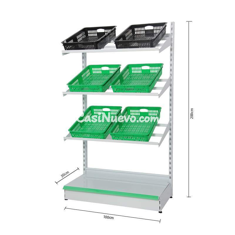 Estantera con cestas