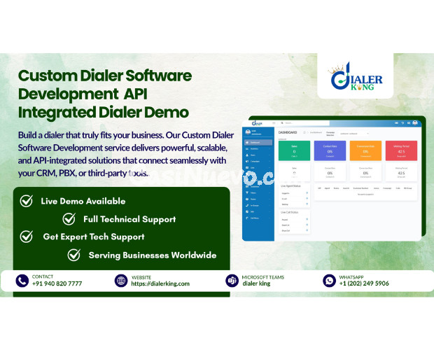 Custom Dialer Software  Designed for Your Business Workflow