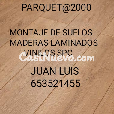Servicios de montaje de suelos