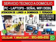 SOPORTE TECNICO A INTERNET PCS LAPTOP CABLEADOS