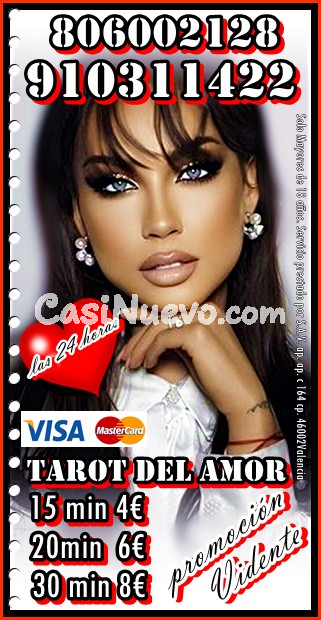 Tarot del Amor 20 euros 90 minutos videntes