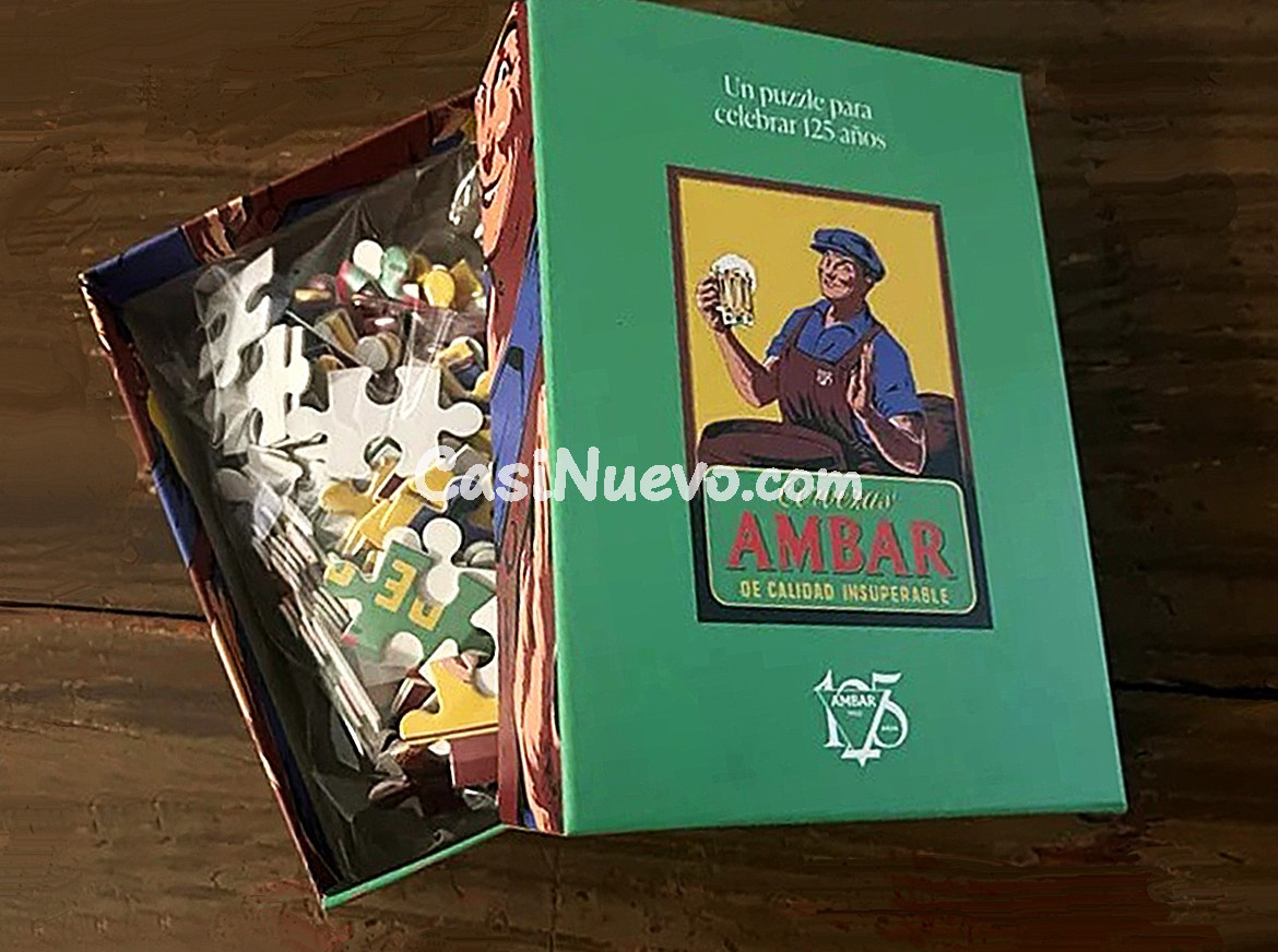 Puzzle Cervezas Ambar 125 Aos  A estrenar