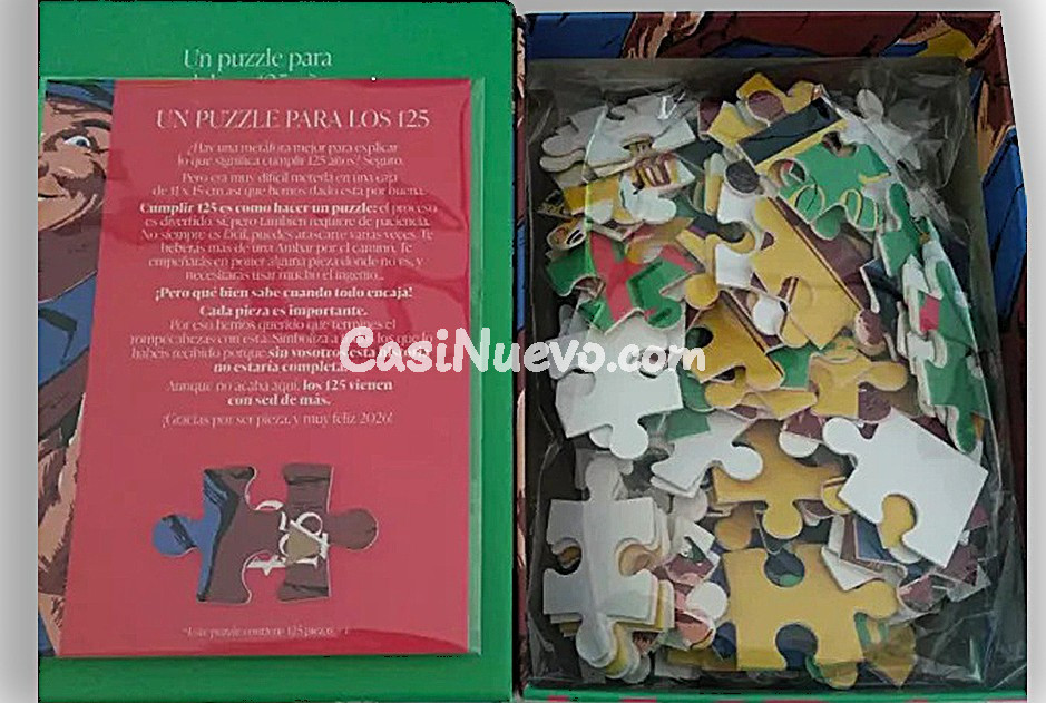 Puzzle Cervezas Ambar 125 Aos  A estrenar