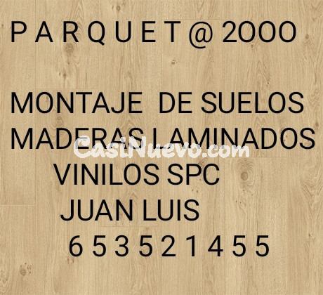 SUELOS DE MADERAS LAMINADOS