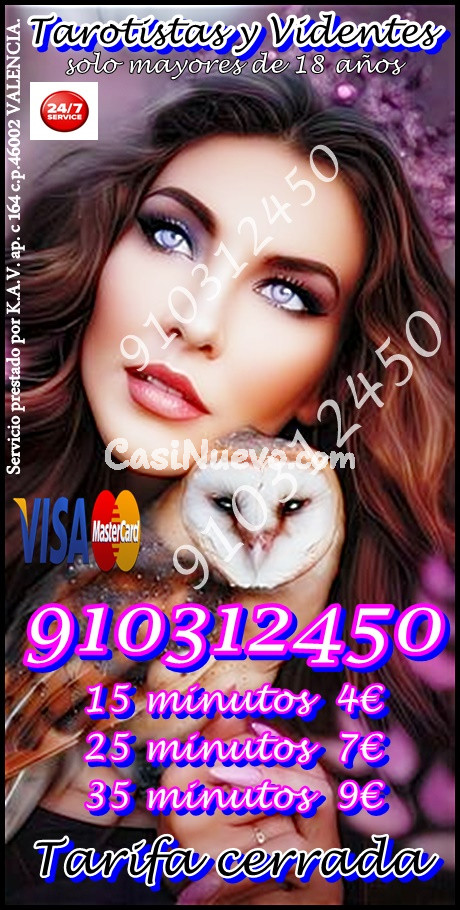 Servicios tarot telefónico y videncia pura