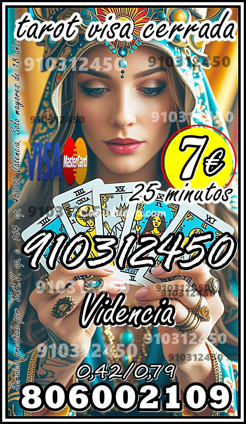 TAROT VISA VIDENTE BUENA Y RECOMENDADA  PROMOCIÓN