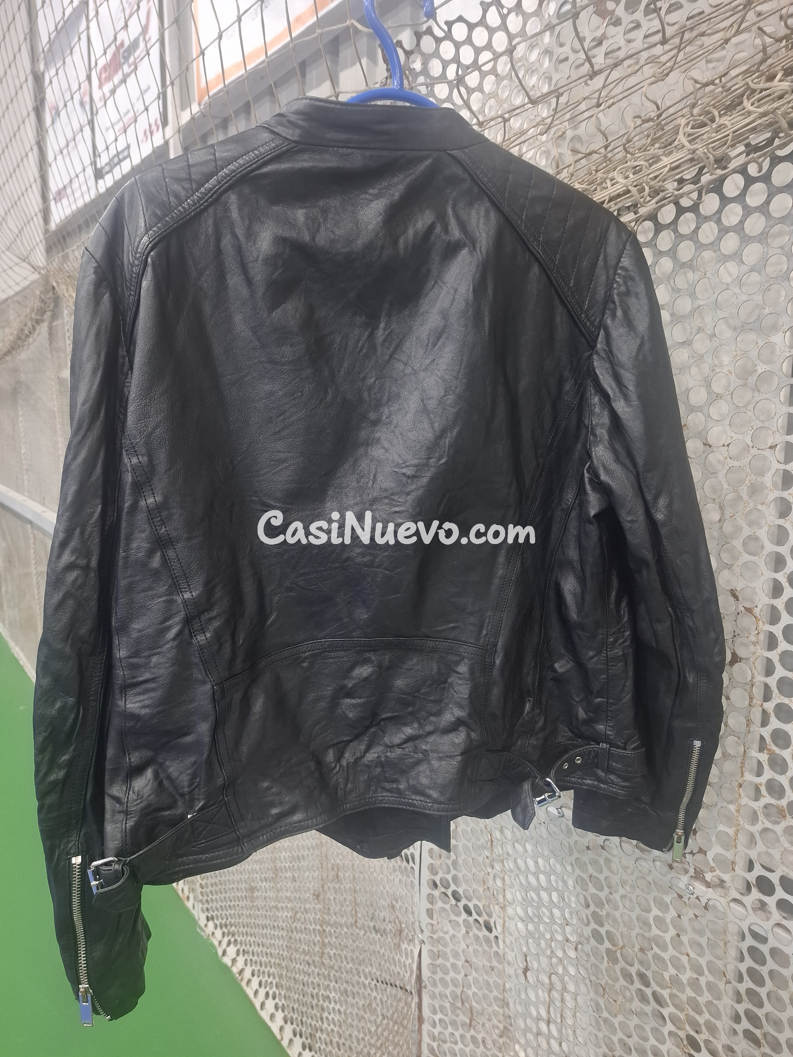 Chaquetón de cuero