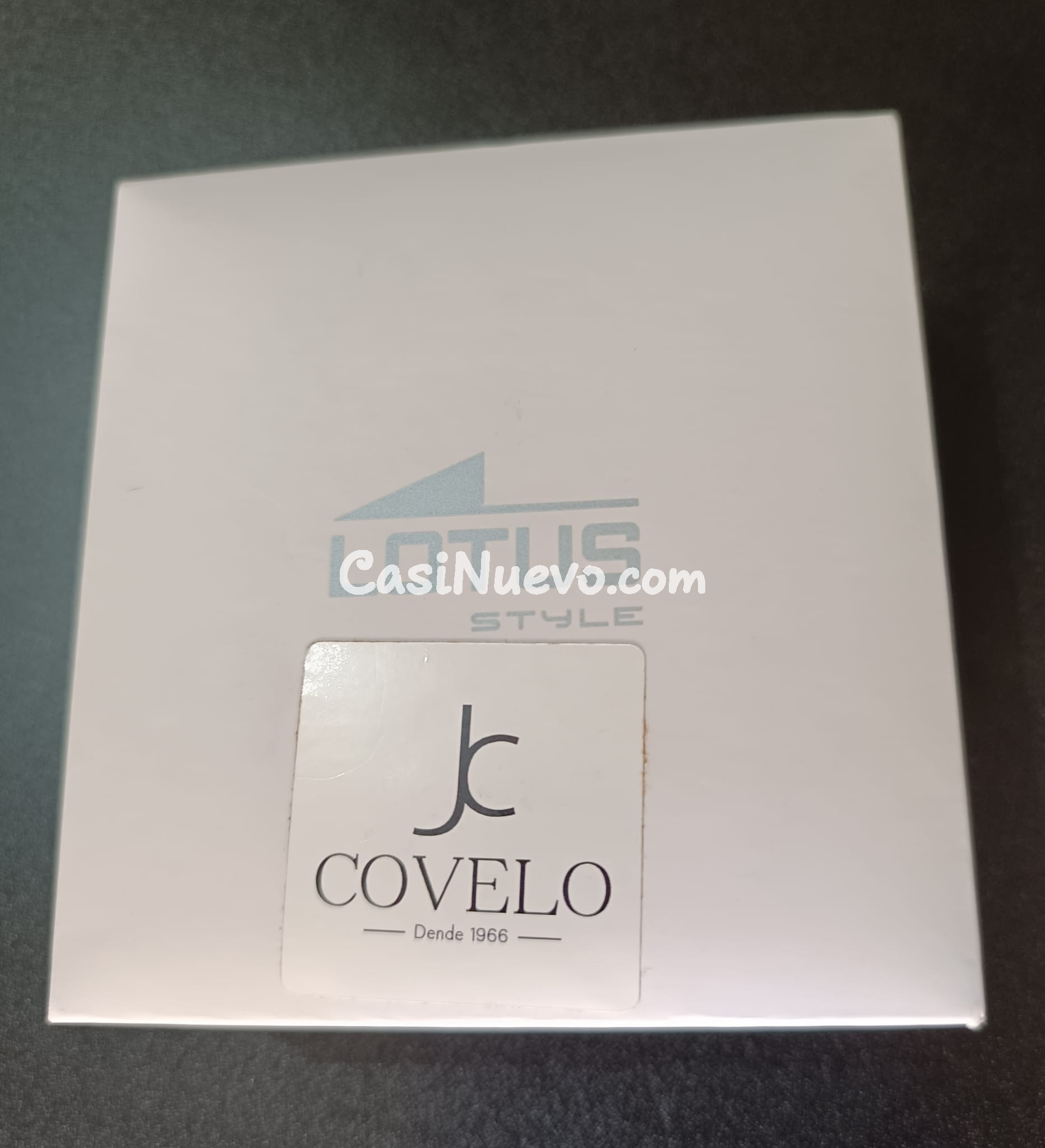 Pulsera de plata con trébol en caja Lotus Style