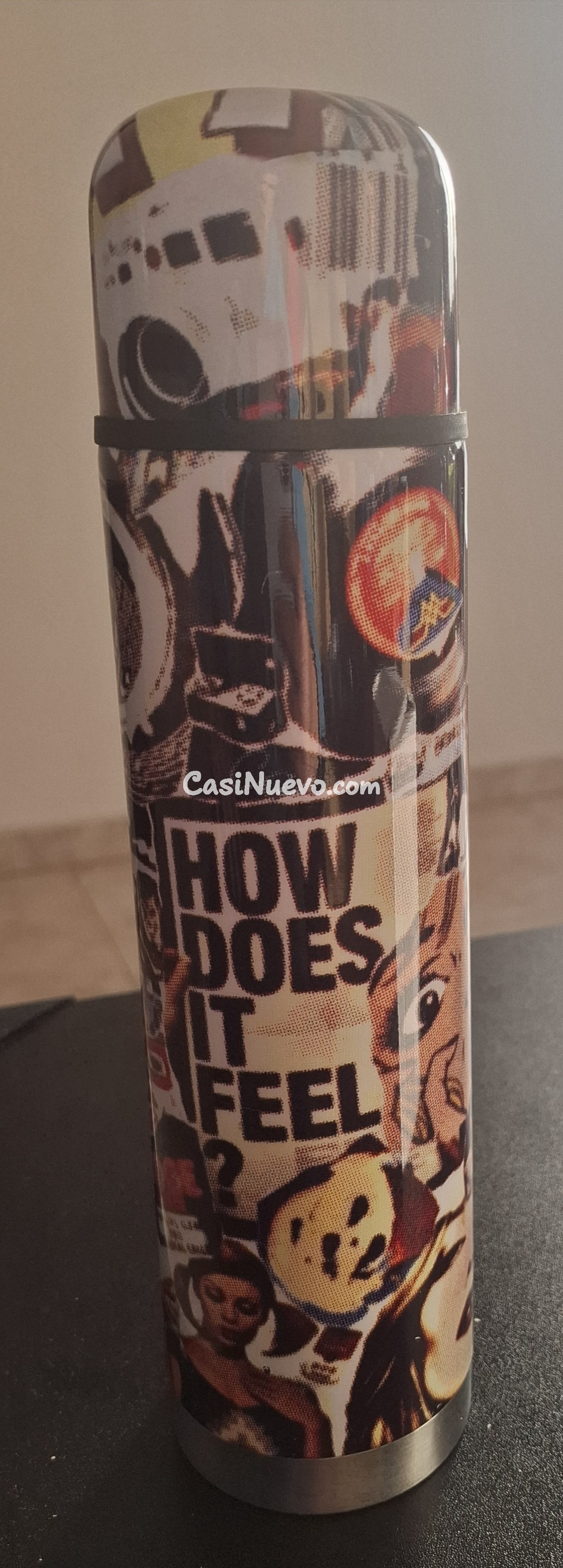 Termo con diseño de collage