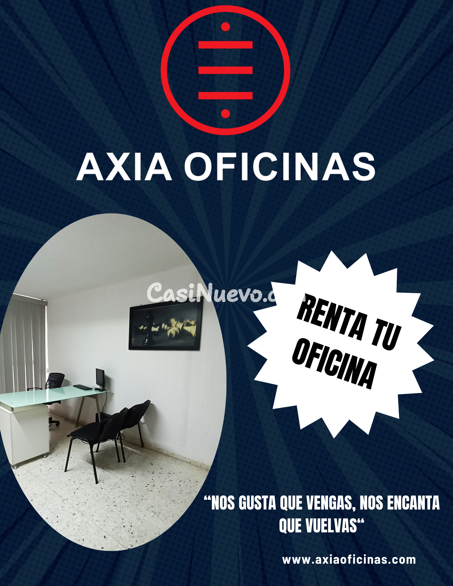 Nos gusta que vengas, nos encanta que vuelvas