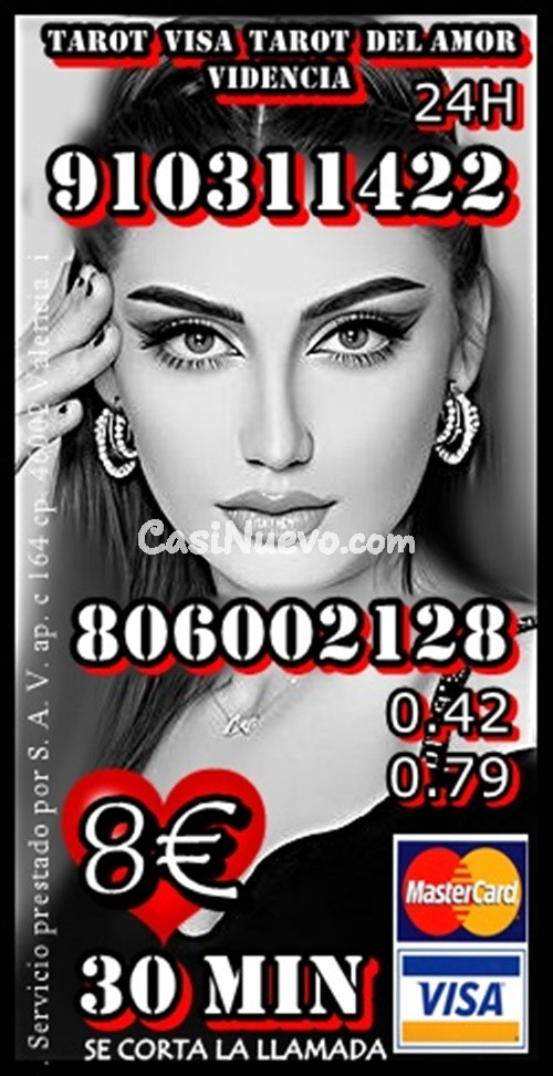 Tarot y Videncia Tu Futuro, Amor, Pasiones, Sentimientos tarot 4 € 15 min