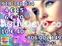 Consultas de Amor Detalladas tarot Visa 6 euros 20 minuto y 806131072 a 0.42 EURO/minuto