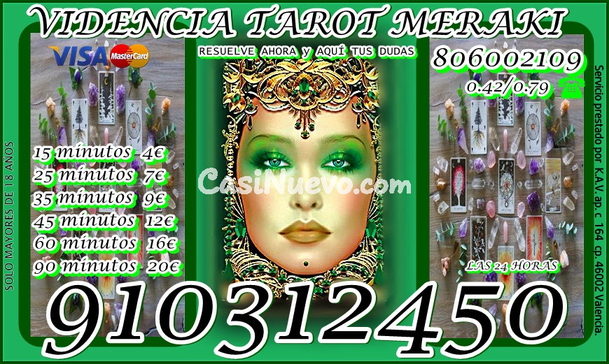 LAS 24 HORAS TAROTISTAS y VIDENTES  100% DIRECTAS