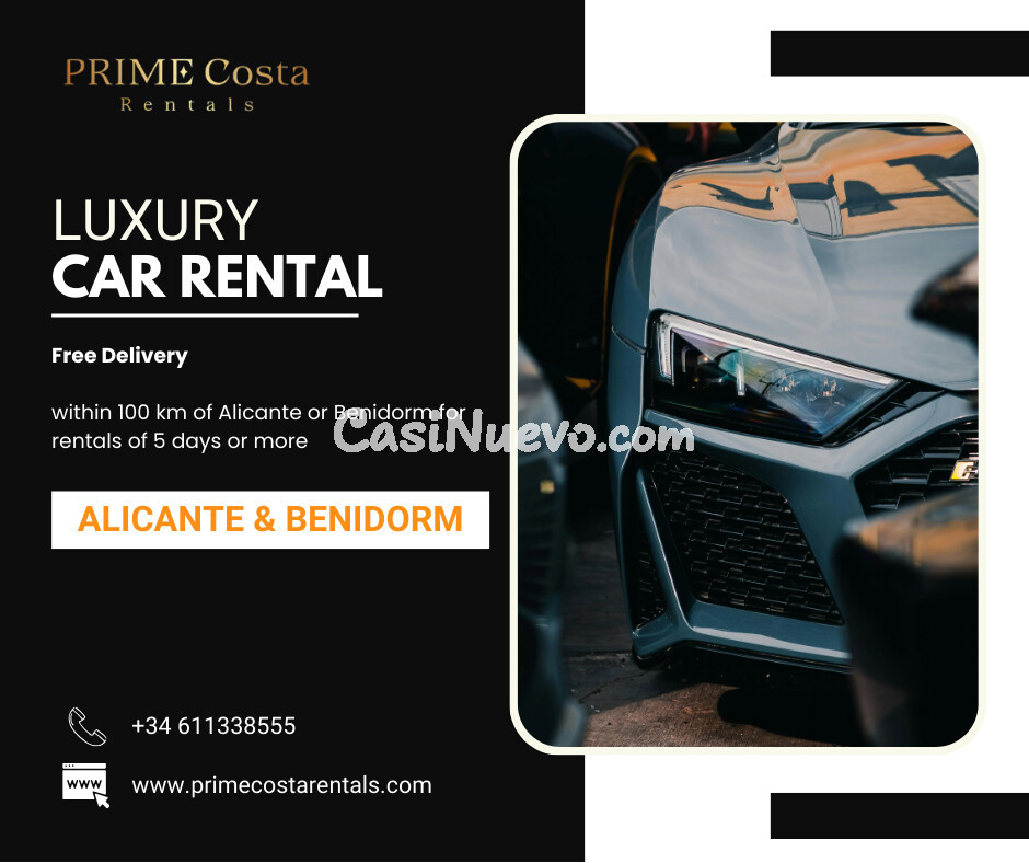 Alquiler de Coches en Costa Blanca – Alicante, Benidorm y Alrededores