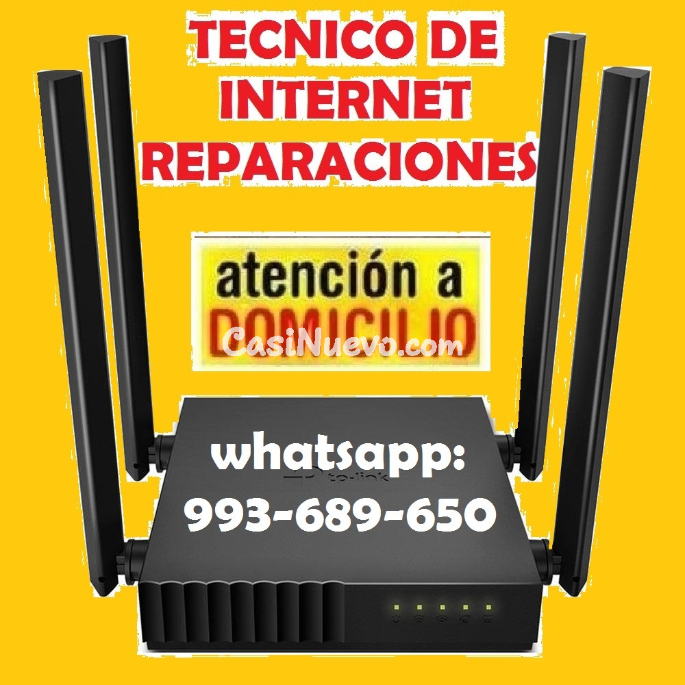SERVICIO TECNICO A INTERNET SEÑAL WIFI RED WIFIPCS