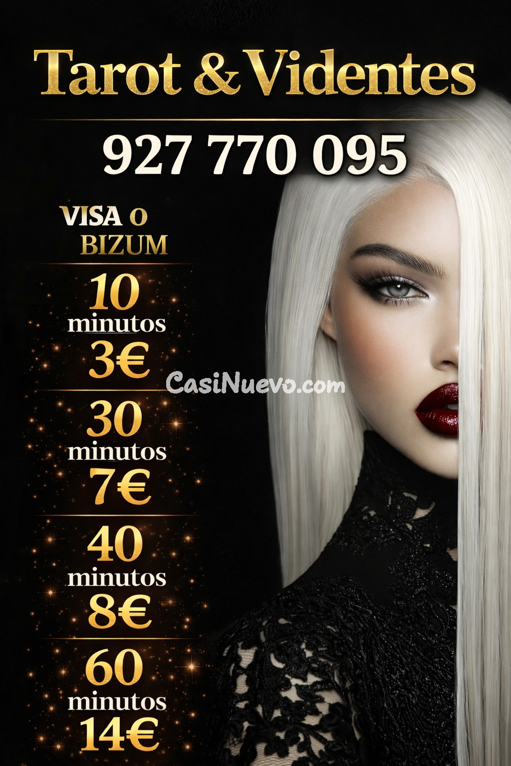 Tarot y videntes visa bizum o PayPal