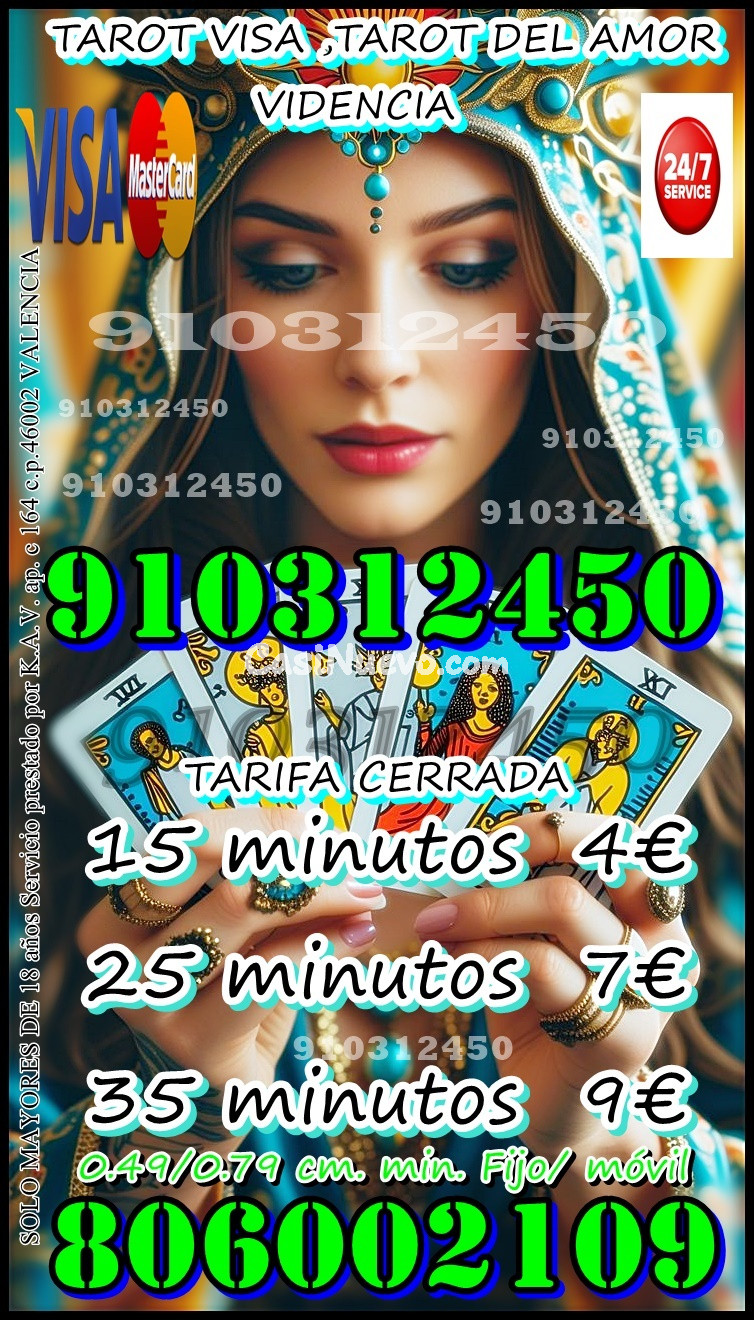 Tarot Visa, Tarot del Amor, Videncia, Vidente Espiritual