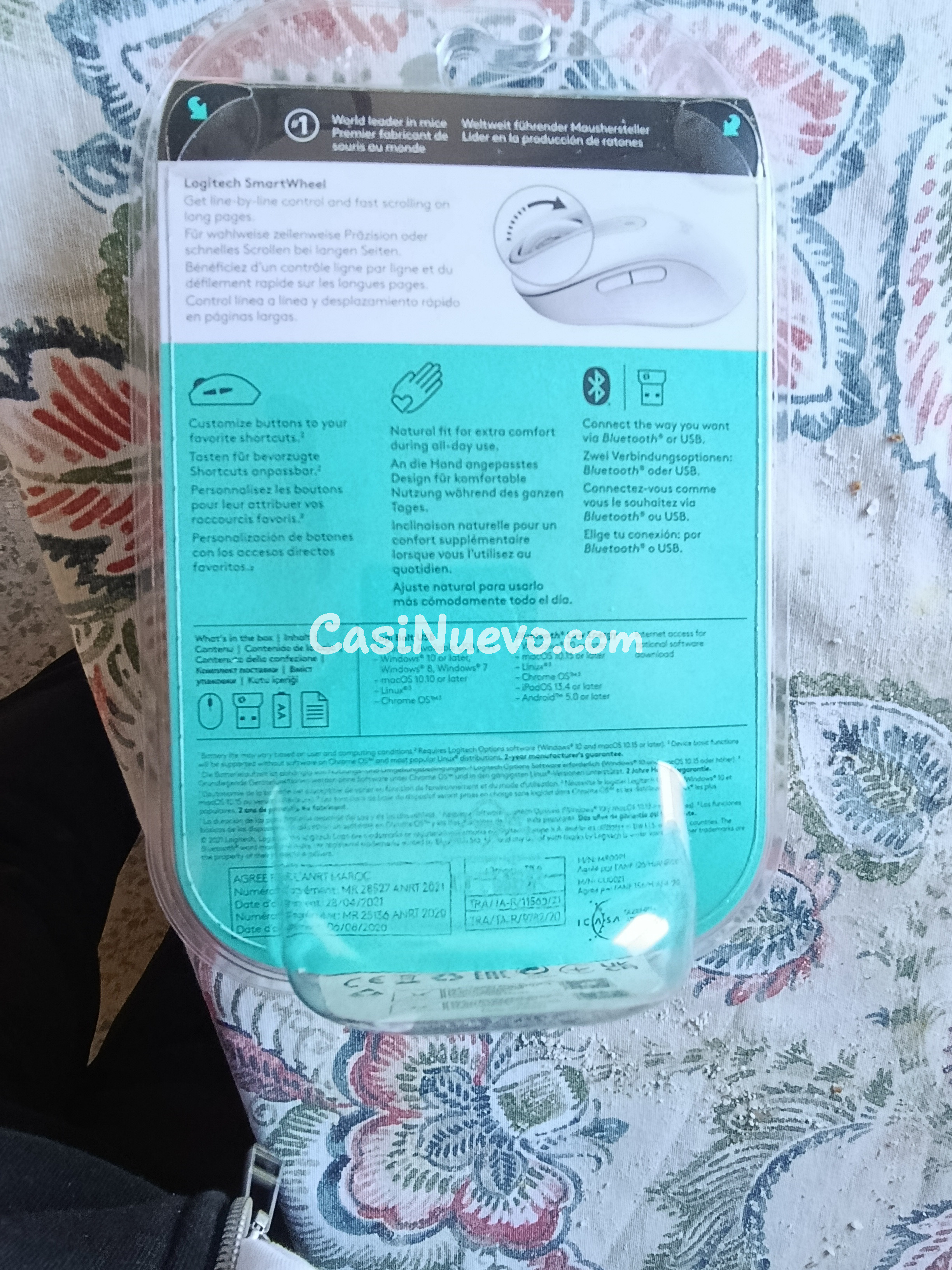 Ratón inalámbrico Logitech Signature M650 L