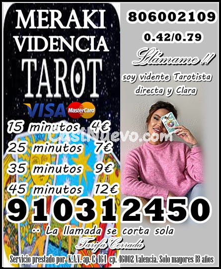 Servicios de Tarot y Videncia resultados garantizados las 24 horas